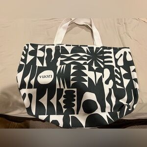 Vuori Monochrome Abstract Tote Bag